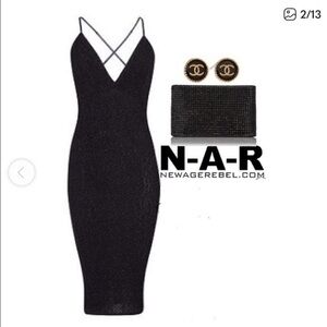 NEW AGE REBEL sparkly bodycon dress